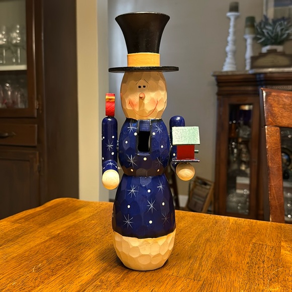 unknown Other - Vtg  Christmas Snowman Nutcracker. 13” high